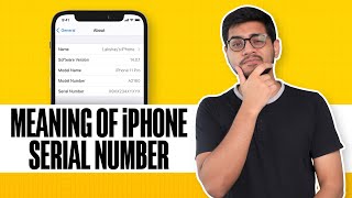 What Does Your iPhone's Serial Number Mean Explained in Hindi
