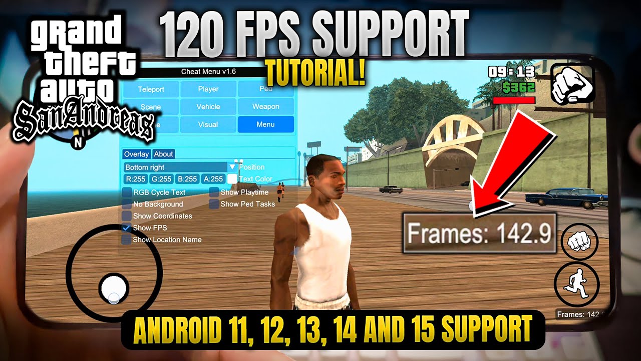 GTA SA 120FPS for v2.10 | Boost FPS on All Android Devices 2025 - YouTube