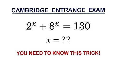 Can You Solve This BEAUTIFUL Exponential Equation?