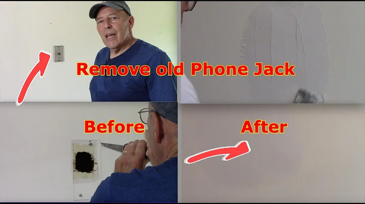 How To Remove An Old Phone Jack From The Wall