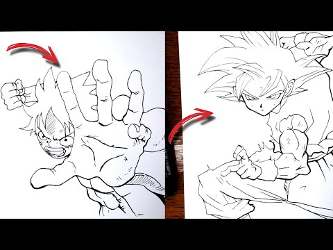 Desenhando o Goku Realista 🔥 #art #arte #desenho #desenhos #desenhor