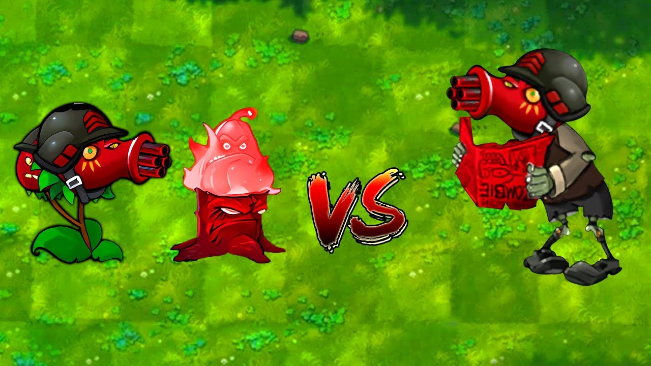 PVZ 1 Fusion Challenge! Team Fusion Plants vs Ultimate Gatling Cherry ...