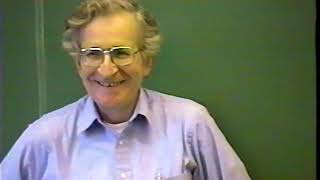 Prof. Noam Chomsky class visit - UC Berkeley (1994)