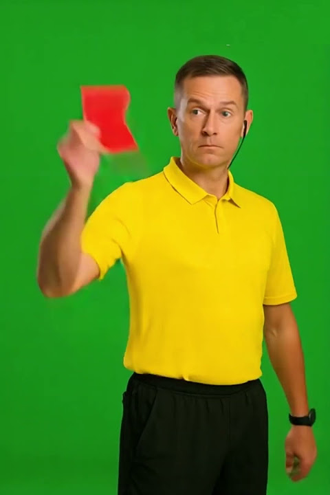 red card greenscreen  #prismlive #greenscreen #videogreenscreen #freegreenscreen #stockvideo #stock