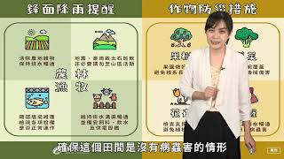 預報農業氣象，掌握氣象、掌握農事！許多相關氣象與農業資訊提供給您最新的一手消息唷！