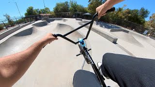 Riding BMX at Unreal California Skateparks 2