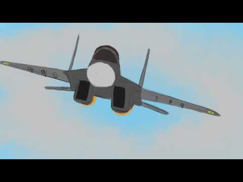 Ukrainian Mig-29 'The Ghost of Kyiv' a short animation in support of Ukraine