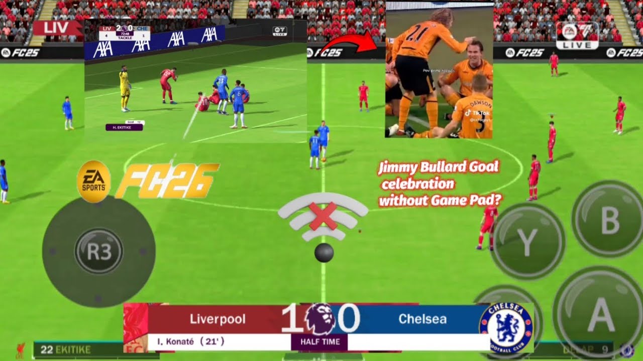 RELEASED!! EA SPORTS FC26 MOD FIFA 16 MOBILE HIDDEN CELEBRATION| JIMMY BULLARD GOAL CELEBRATION +APK