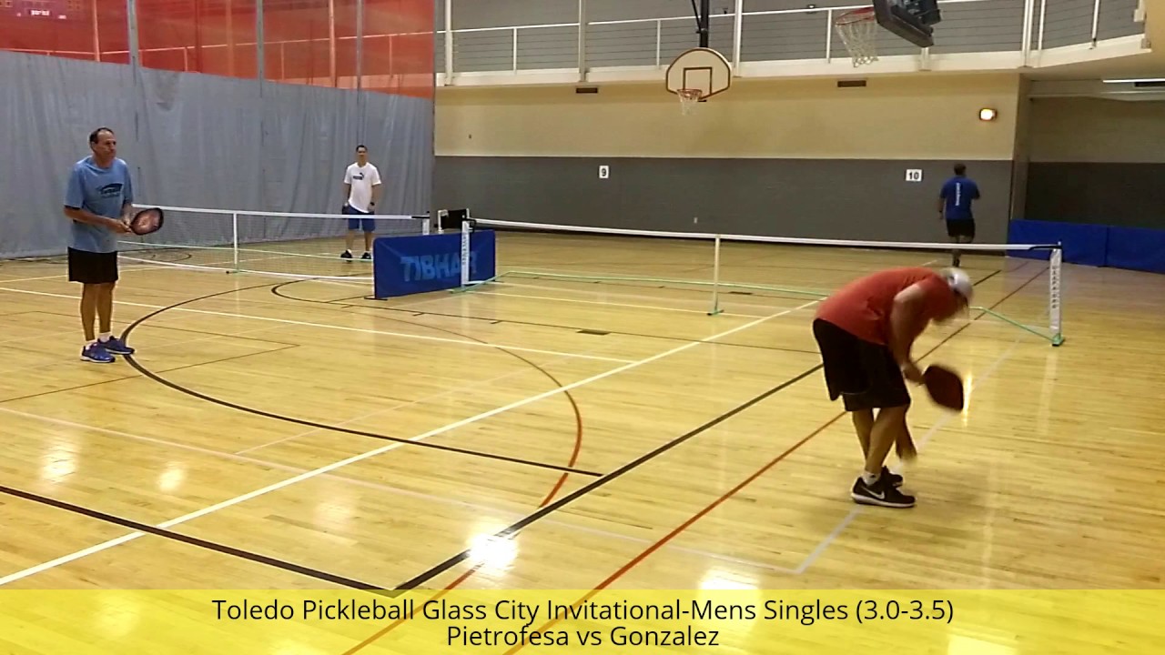 Toledo Pickleball Glass City InvitationalMens SinglesPietrofesa vs Gonzalez YouTube