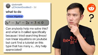 Can anybody help me solve this polynomial inequality? Reddit r\/askmath