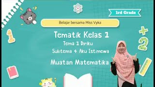 Tematik Kelas 1 Muatan Matematika Tema 1 Subtema 4 #tematik #kelas1 # penjumlahan