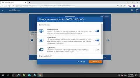 Different ways to access your host computer with MyQuickCloud