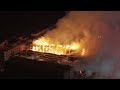 Drone footage Of 2025 Hillsdale Haybail Fire