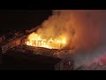 Drone footage Of 2025 Hillsdale Haybail Fire