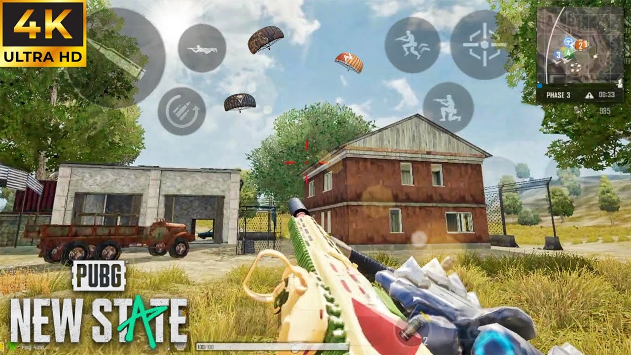 New State Mobile 4K HDR Graphics Smooth Gameplay