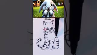 WOW😱 DARI KATA CAT MENJADI GAMBAR KEREN⁉️ #cat #art