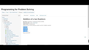 VPL Demonstration on moodle