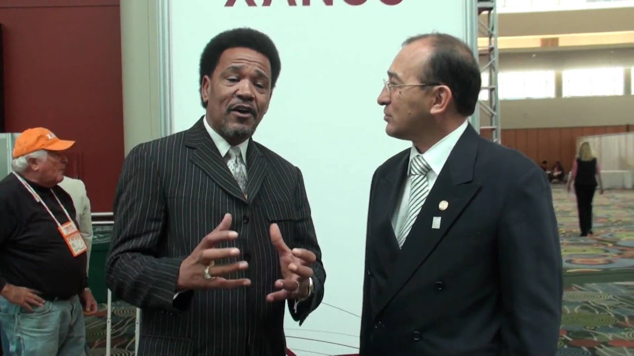 Larrie Robinson and Eliseo Lee at the Xango International Convention