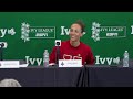 Ivy Madness 2025 - Harvard Women's Basketball Saturday Postgame Press Conference