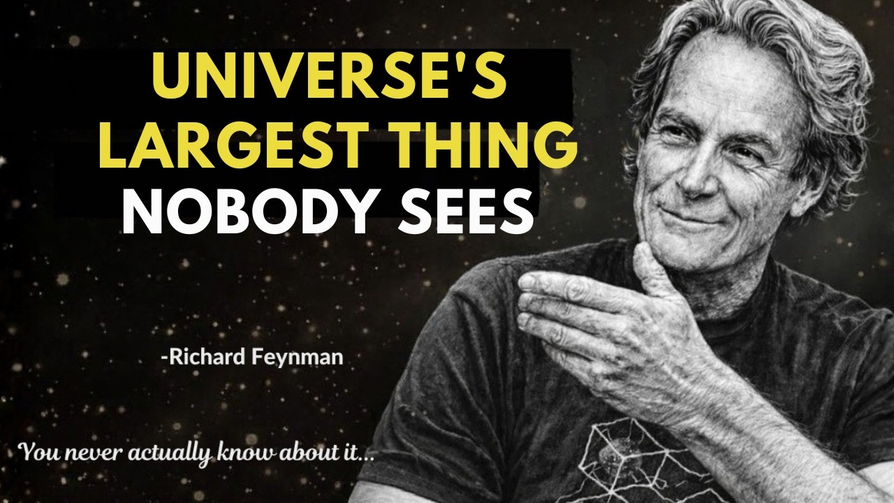 The Largest THING In The UNIVERSE Is INVISIBLE - Richard Feynman Disturbing Discovery