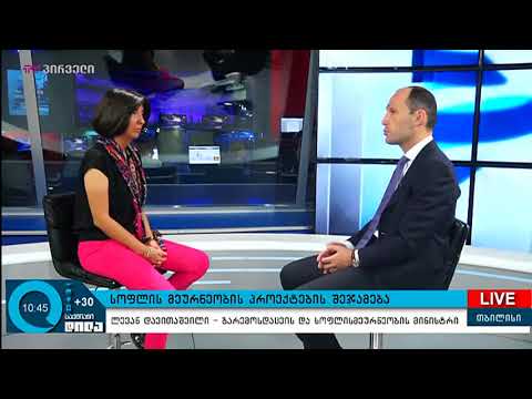 ლევან დავითაშვილი გადაცემაში \"საქმიანი დილა\"