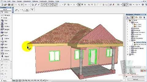 ArchiCAD Lessons 15 - (Roofing layers)