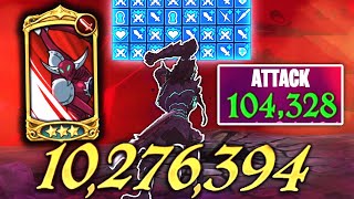 OVER 10,000,000 DAMAGE! MAX BUFFED LR GALAND CAN ONE SHOT ANYTHING IN GRAND CROSS!!!! (DEMON KING)