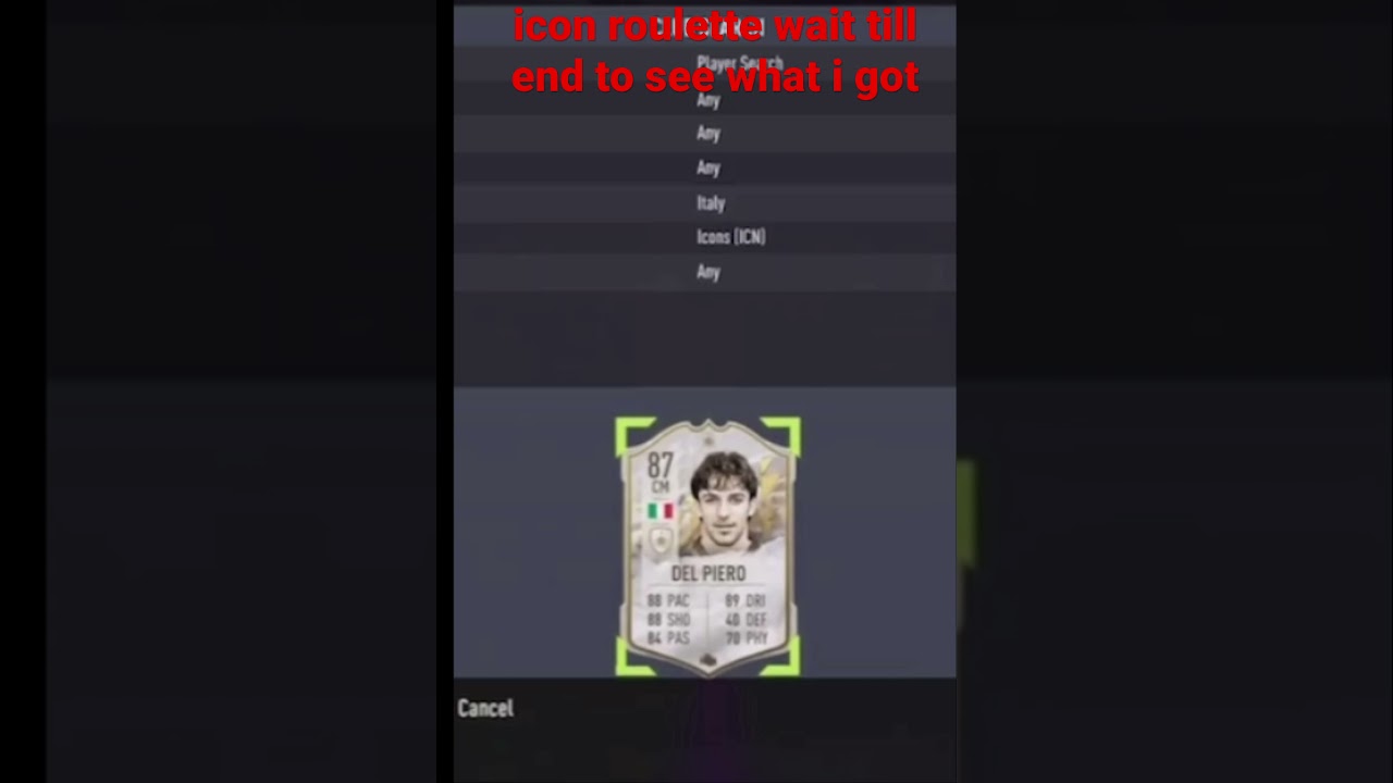 icon roulette (top 9)!!