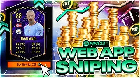 FIFA 23 PLAYER MARKETPLACE SNIPER BOT (EASY PROFITS)