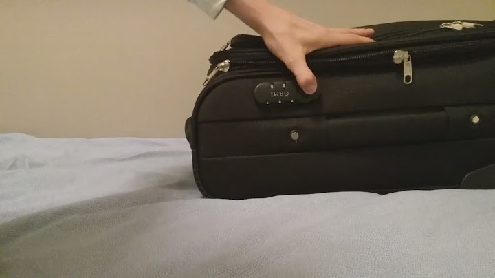 Come aprire una valigia bloccata tsa 007