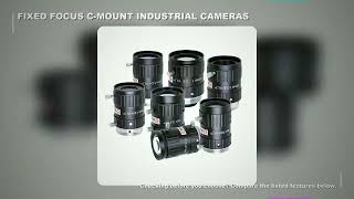 ZLKC 1/1.7 Inch Lens FA 4mm 6mm 12mm 16mm 25mm 35mm 50mm 75mm Fixed Focus C-Mount Industrial Lenses
