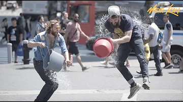 Water Balloon Fight With Strangers