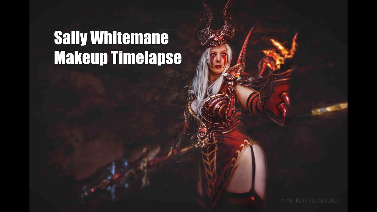 Project Ebonblade Sally Whitemane makeup transformation | LancellotteCosplay