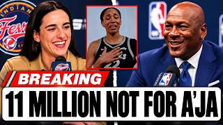 A’JA WILSON REACTS! Caitlin Clark’s $11 MILLION Michael Jordan Deal Sparks HUGE Debate!