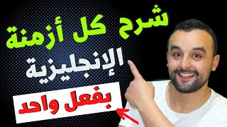 شرح أزمنة اللغة الإنجليزية في درس واحد