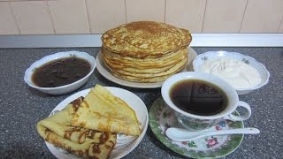 БЫСТРЫЕ БЛИНЫ БЕЗ ДРОЖЖЕЙ