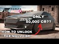 How to get the Null car in Forza Horizon 4?? (50,000 CR)