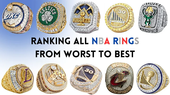 Ranking All NBA Rings WORST to BEST!