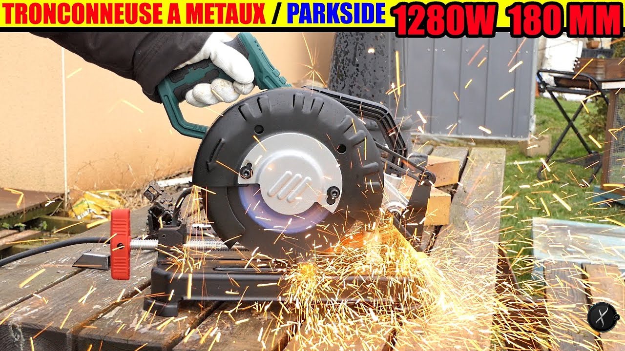 tronçonneuse à métaux LIDL PARKSIDE PMTS 180 A1 Metal Cut-Off Grinder  Trennschleifer 