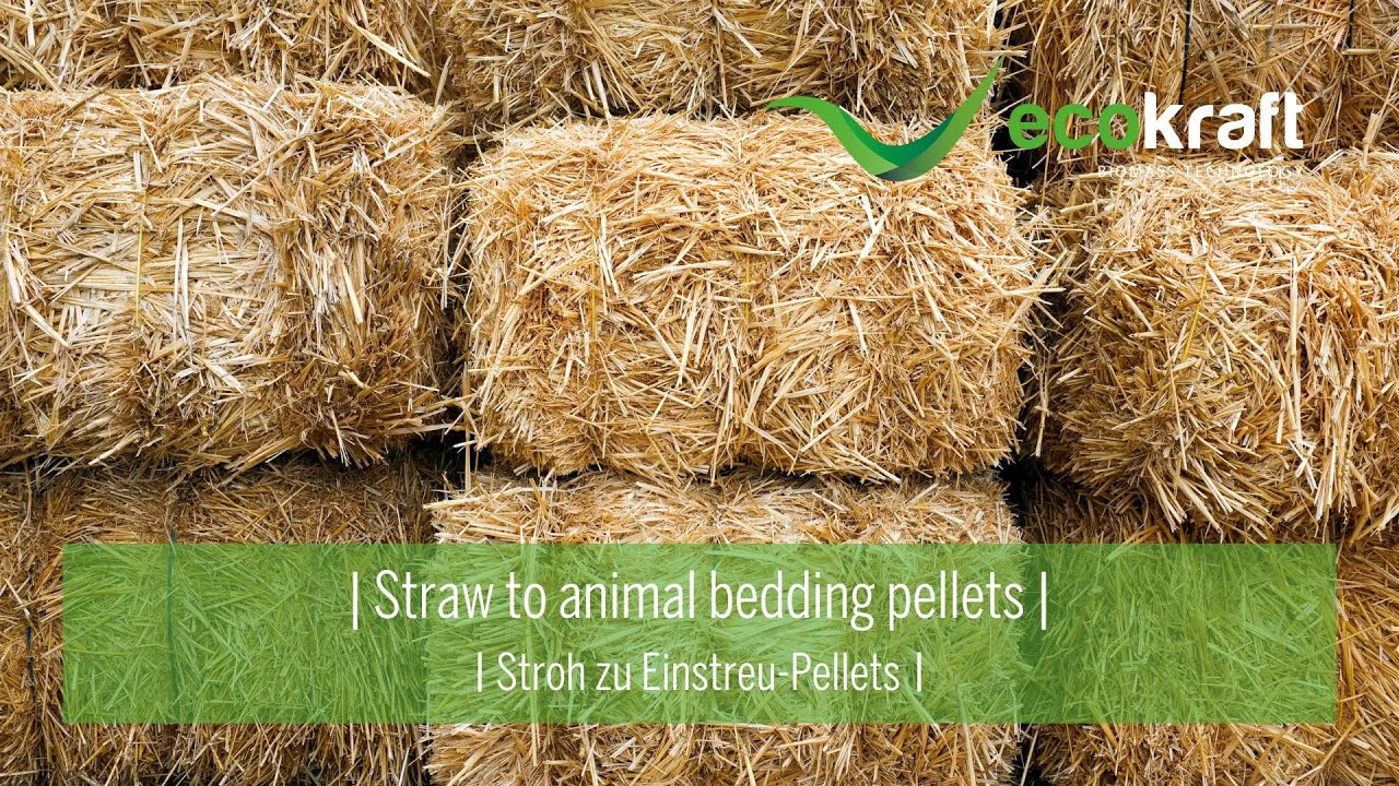ECOKRAFT - Straw to animal bedding pellets