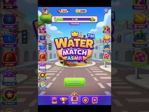 Water Match ASMR Level 221-222-223-224-225