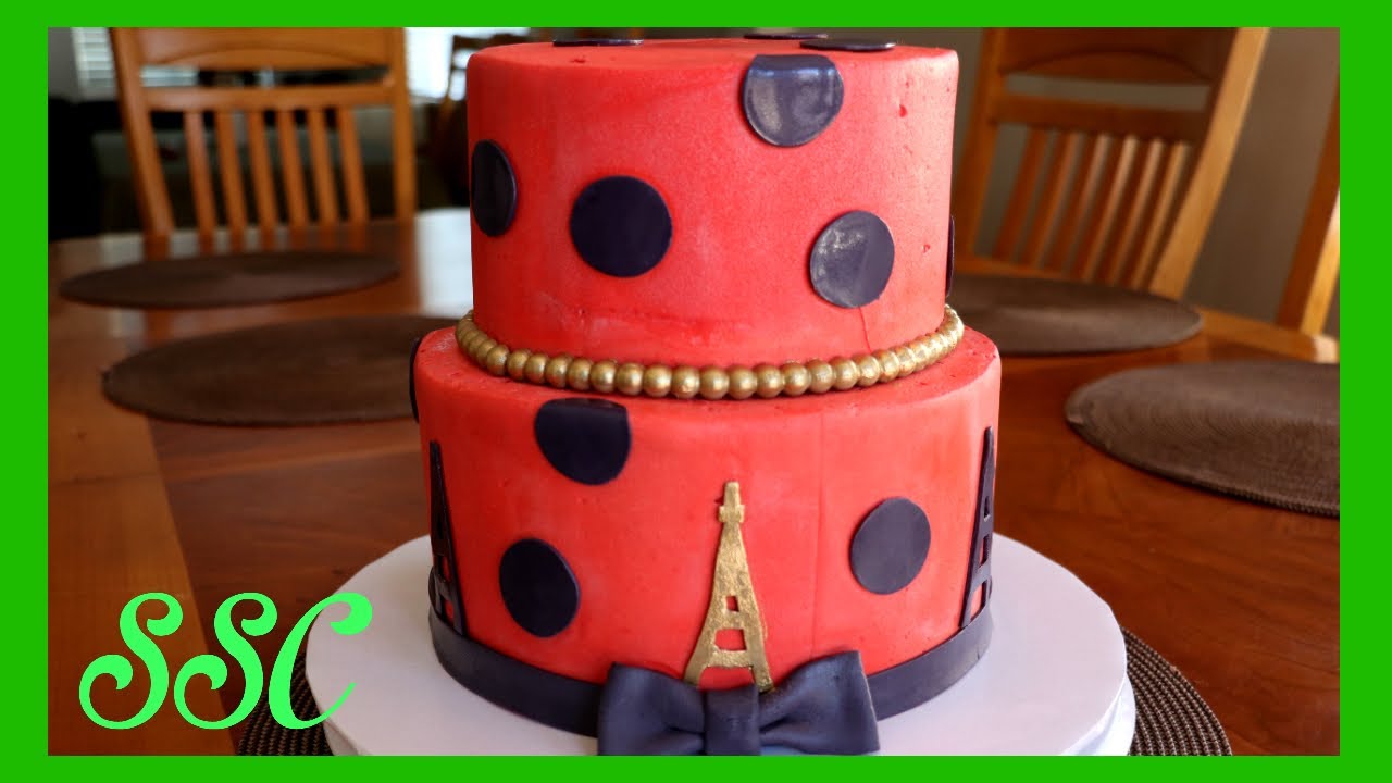 Miraculous Tales Of Ladybug Cake Youtube