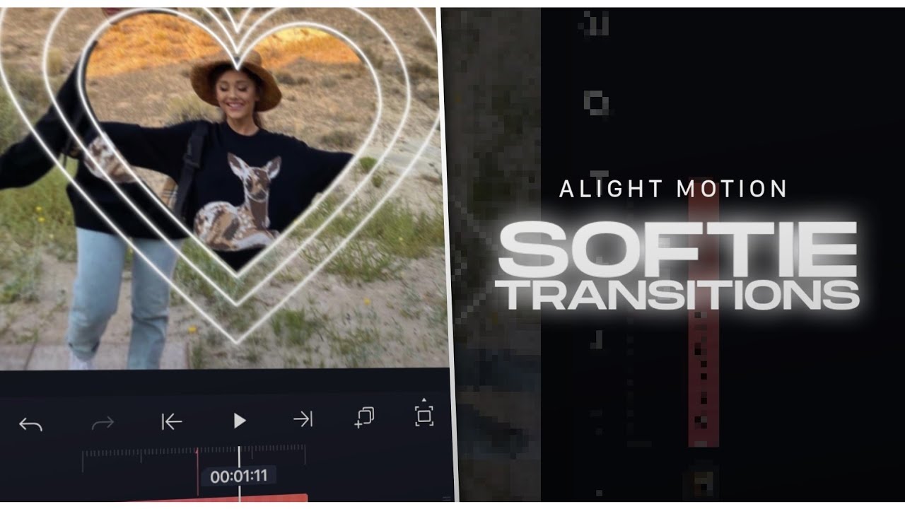 softie style transitions on alight motion - YouTube
