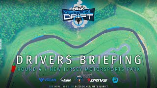 Bitlook Virtual Drift / 2024 R4 New Jersey Motorsports Park / Drivers Briefing | #bitlook