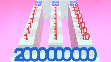 NUMBER MASTER : Number Run Merge & Grow - Satisfying Gameplay Walkthrough Android iOS - Part 5