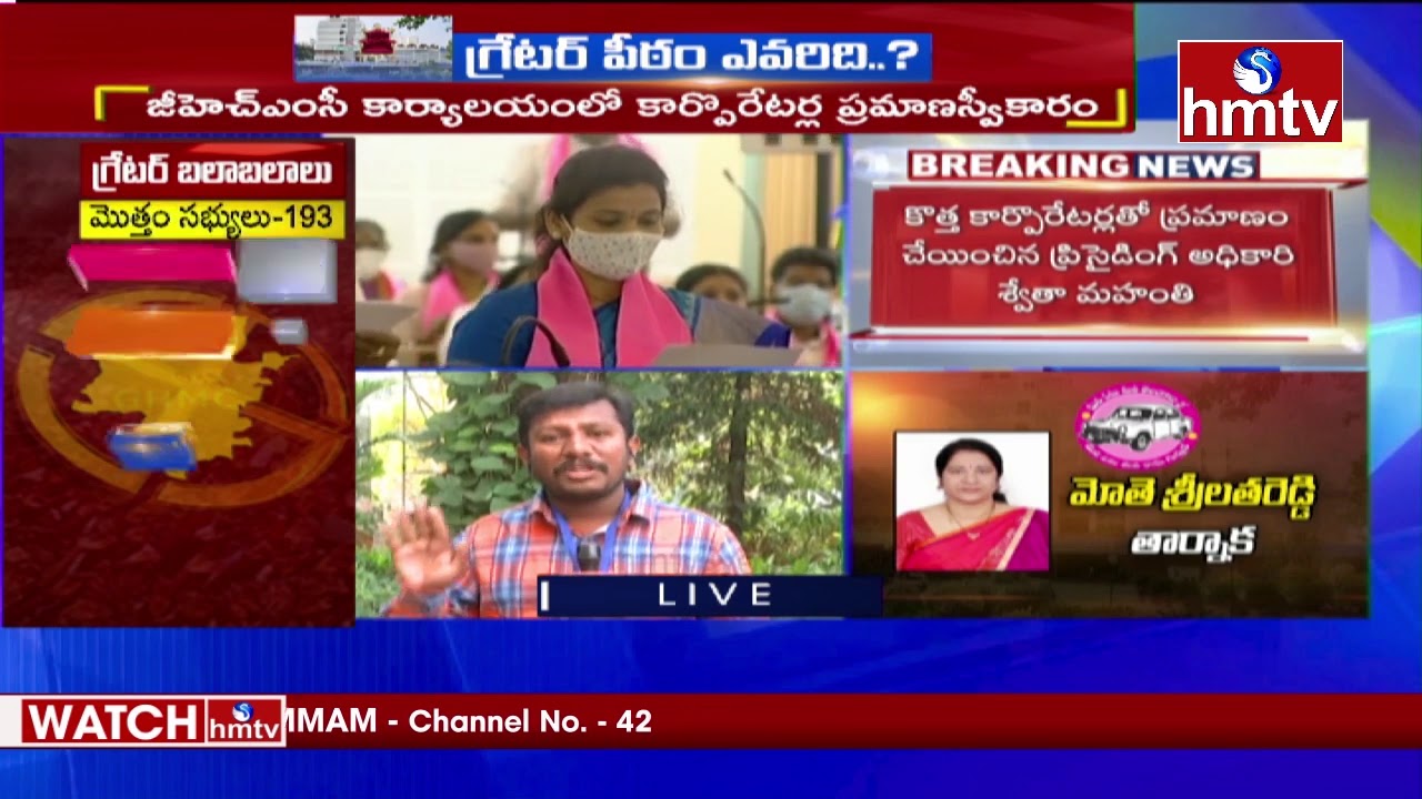 GHMC Mayor, Deputy Mayor Election Live Updates | hmtv