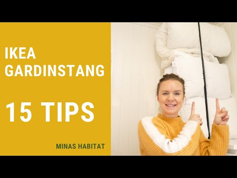 15 TIPS - IKEA Gardinstang | Uten å lage hull i veggen