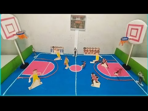 MAQUETA CANCHA DE BASKETBALL/ CANCHA DE BASKETBALL_ MAQUETA DE CANCHA