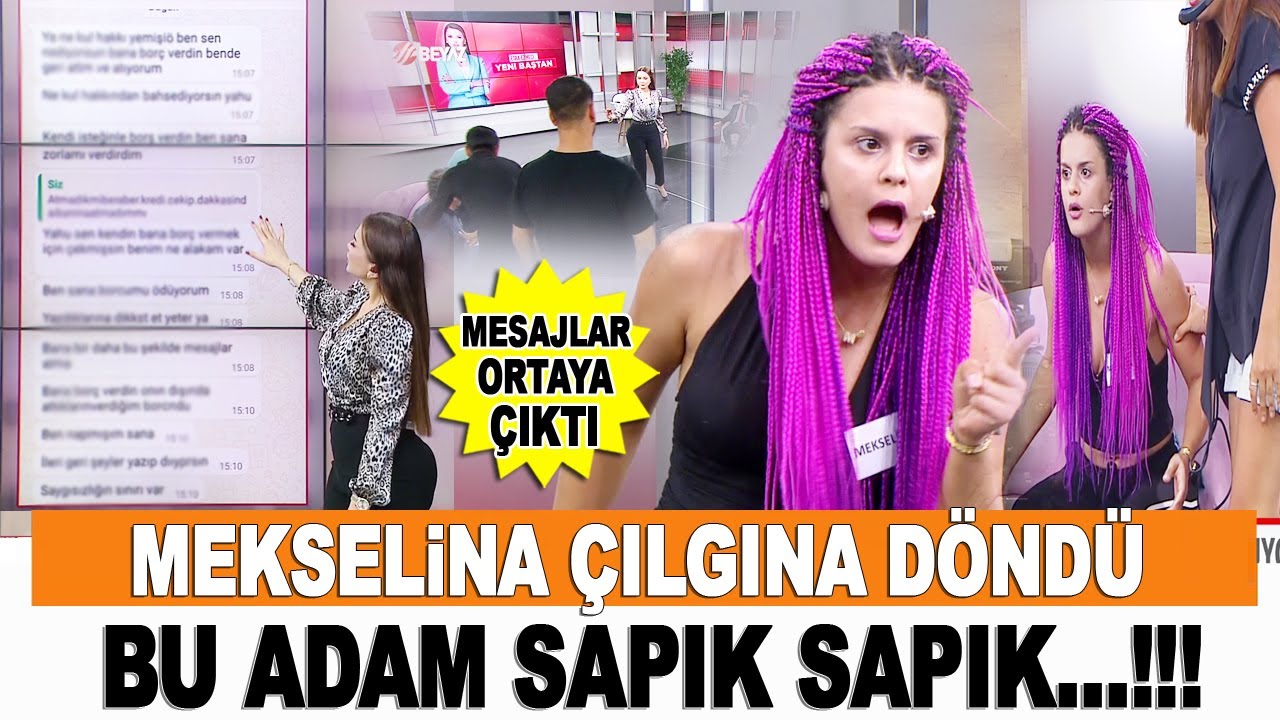Mekselina çılgına döndü üzerlerine yürüdü! Mesajlaşmalar ortaya çıktı!