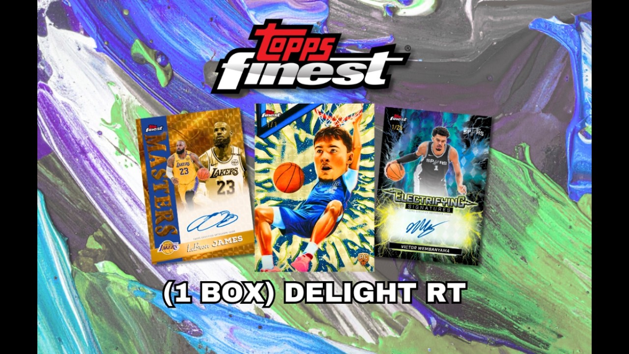 Break #11353 1 Box 202526 Topps Finest Basketball Hobby RT #8